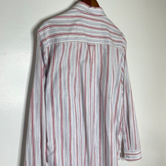 Tommy Bahama Island Multicolor Striped Long Sleeve Button Up Size Large Men’s - Picture 10 of 11
